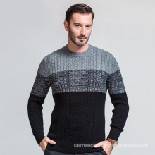 Suéter personalizado de la cachemira de las lanas del jersey del jersey del nuevo proveedor de China para los hombres